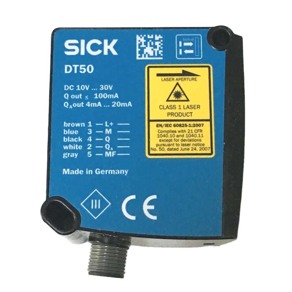 New And Original In Stock M12 5pin DT50-P2113 1047314 Mid Range Distance Laser Sensors Switch For Sick