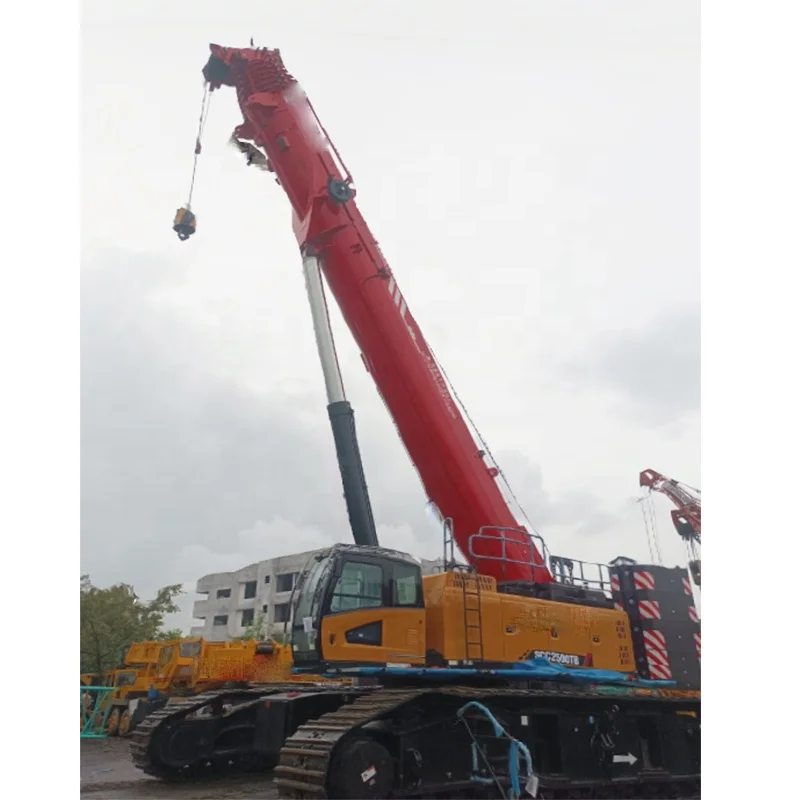 Top Brand 30t Telescopic Boom Crawler Crane with 50.5m Lifting Boom SCC300TB