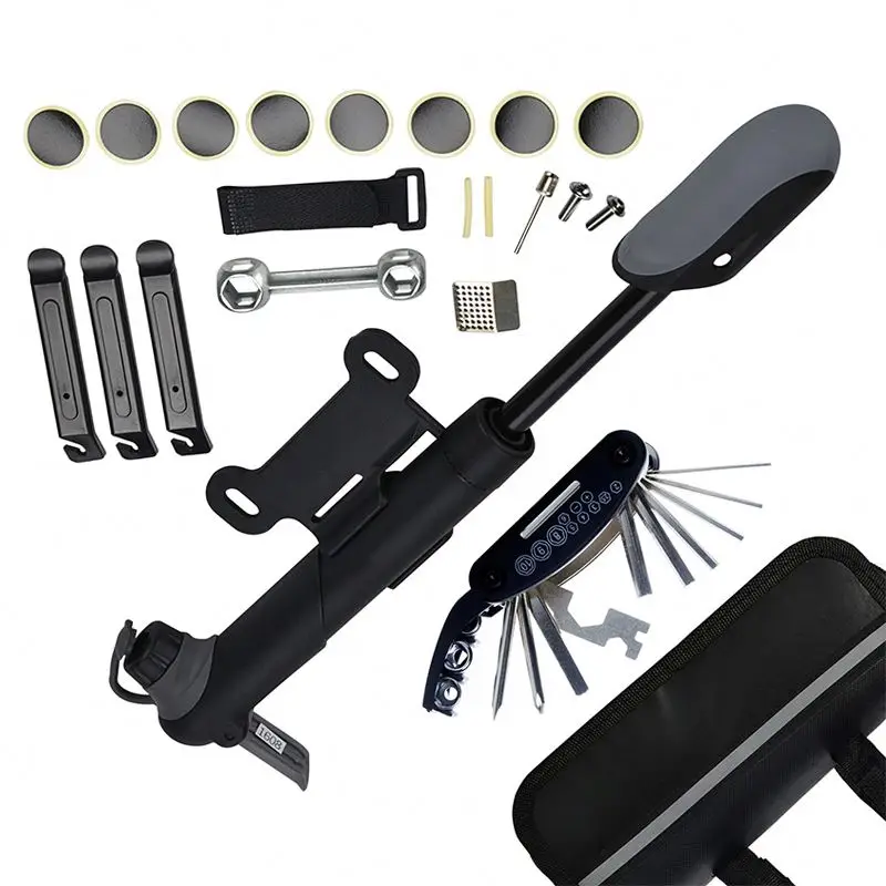 
16 In 1 Combination Bicycle Repair Tool Multi Bike Tools Set , Pocket Mini Portable Cycling Mechanic Bike Repair Tool <span style=