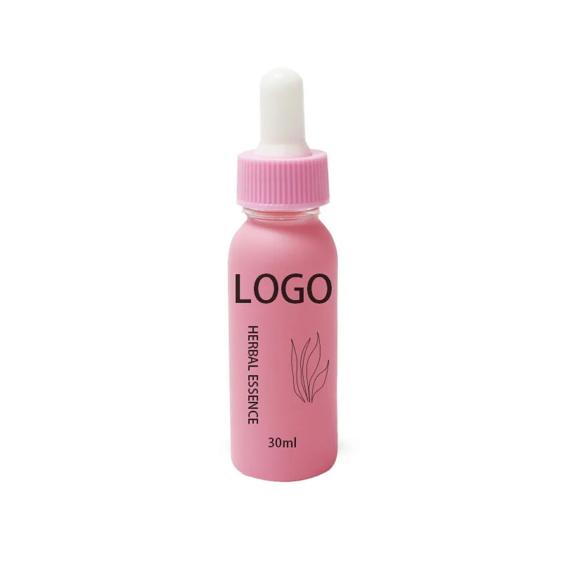 Cosmetic Packaging 30ml matte essential oil serum dropper bottle frosted plastic bottle