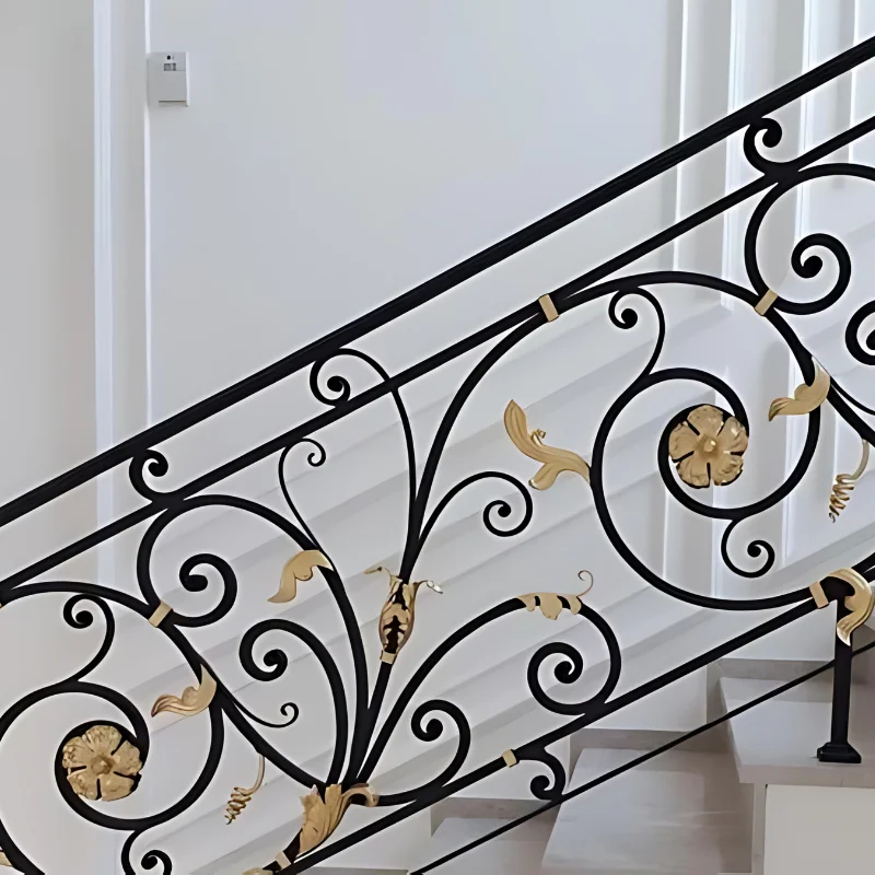 Wrought Iron Staircase Railing Wrought iron Stair Railing Handrail Of Staircase For Indoor Step Wrought Iron Stairs Cheap