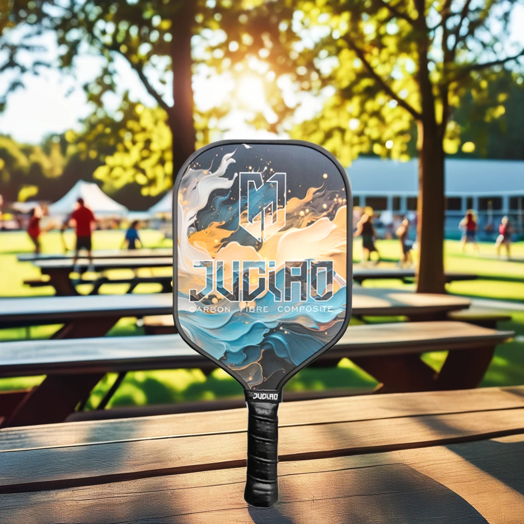 2024 high tech composite multi layers pickleball paddle pp honeycomb core filling carbon fiber pickleball paddle racket