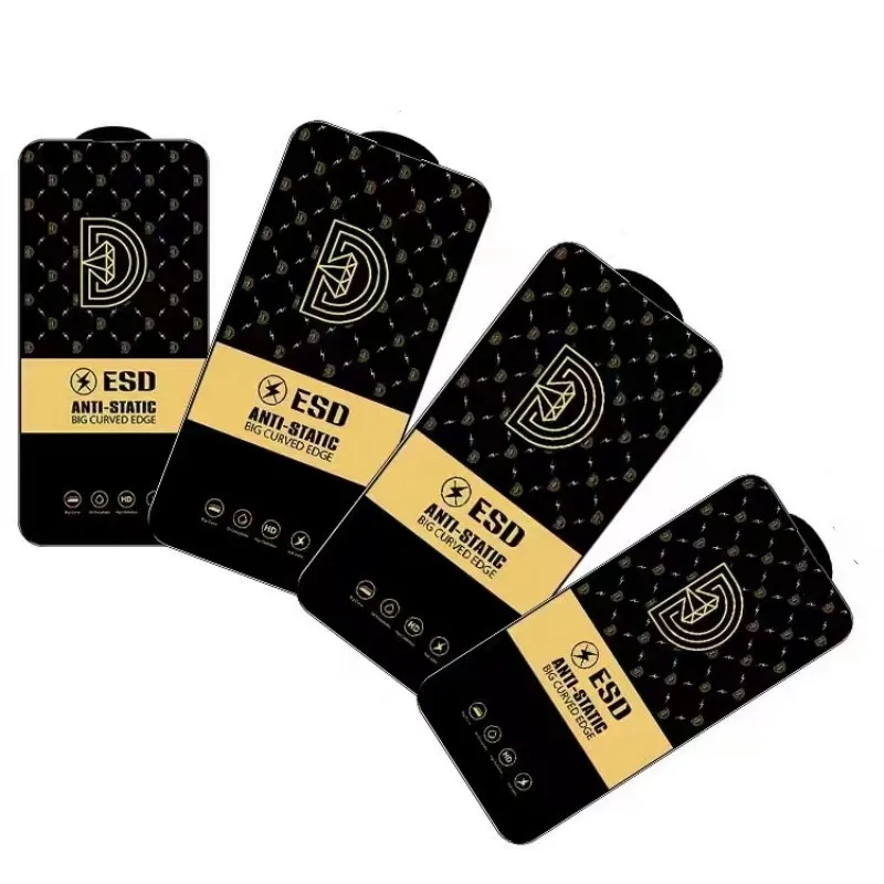 Esd Anti Static Tempered Glass For Samsung A34 A54 M54 F14 F04 F54 A04 A14 Mobile Phone Screen Protector Guard Redmi 10C POCO X4