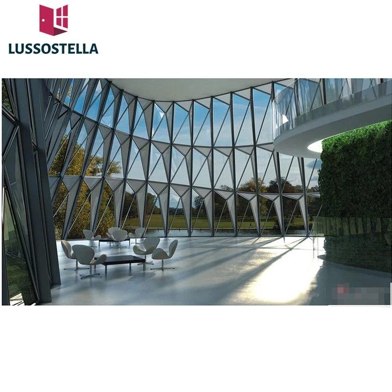 New Commercial Building Facade Solutions Glazing Aluminum Curtain Walls