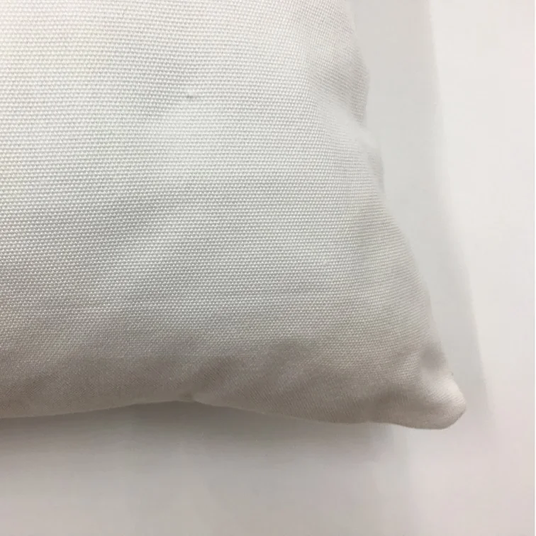RubySub DIY 40*40CM Custom Canvas Pillow Covers Wholesale Plain Sublimation Blank Canvas Cushion Pillow Case Cover