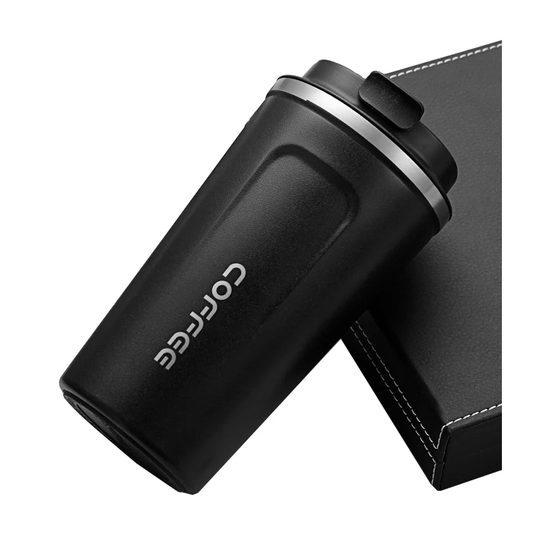 
Wholesale Blank Insulated Coffee Mugs Custom Logo Cafe Mug Vacuum Tumbler Termo Cafe Cup Stainless Steel Black Coffee Thermos 