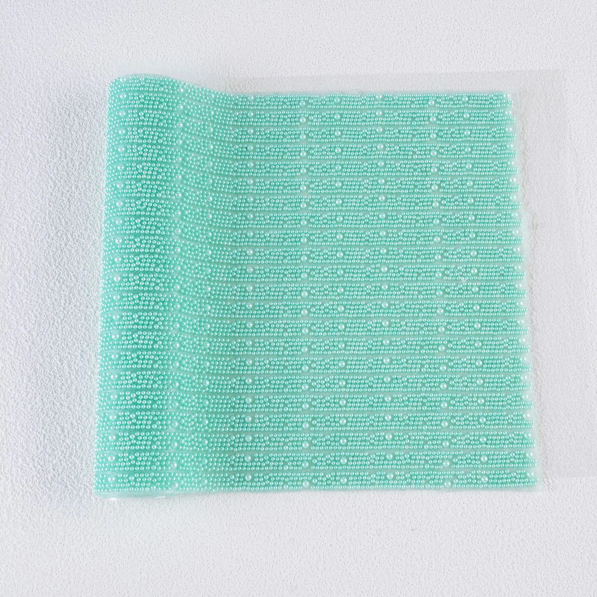 New 5 color pearl sticker hot melt glue mesh beads colored pearl set clothing accessories