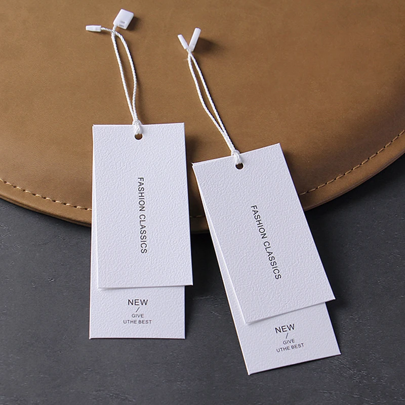 Factory ODM customised  low price recycled plastic clothing label hang tags (1600317880916)
