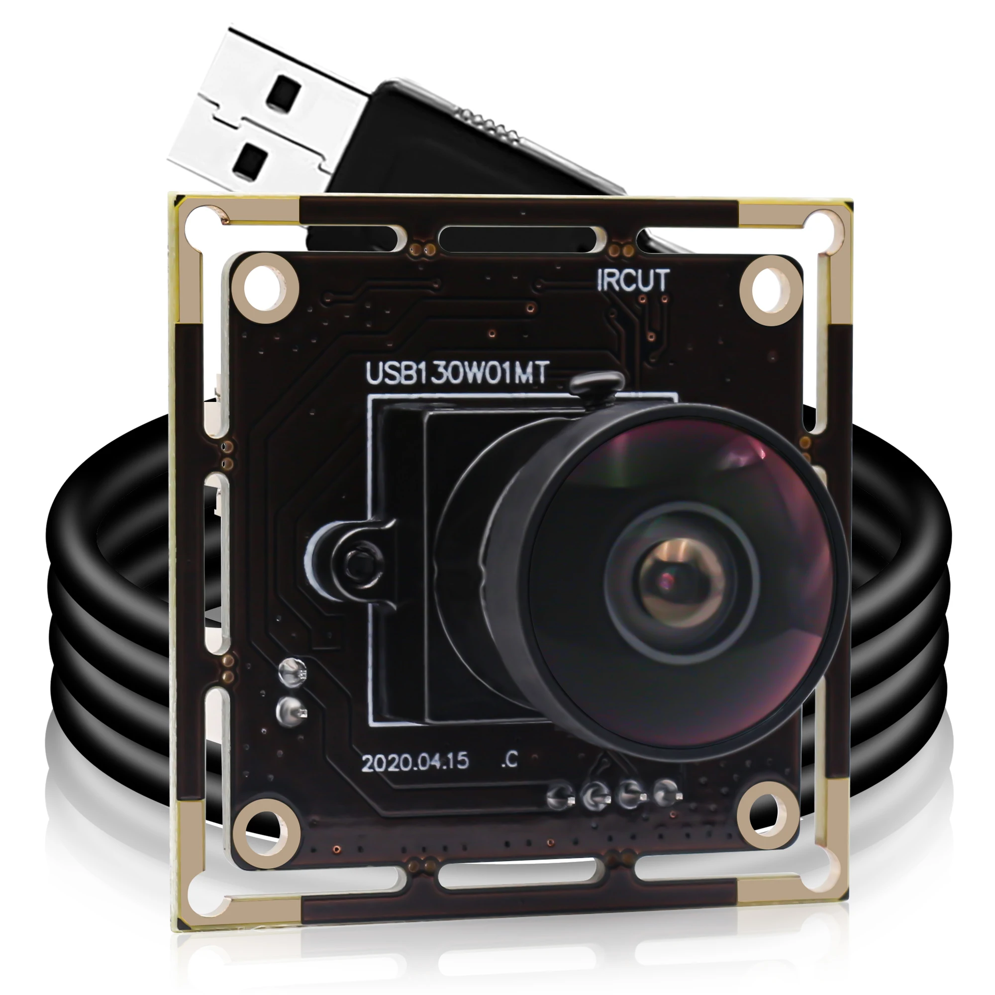 ELP 1.3MP Low Light 0.01Lux Camera HD Wide Angle Fisheye lens 960P USB Camera Module for Industrial Robotic Machine Vision