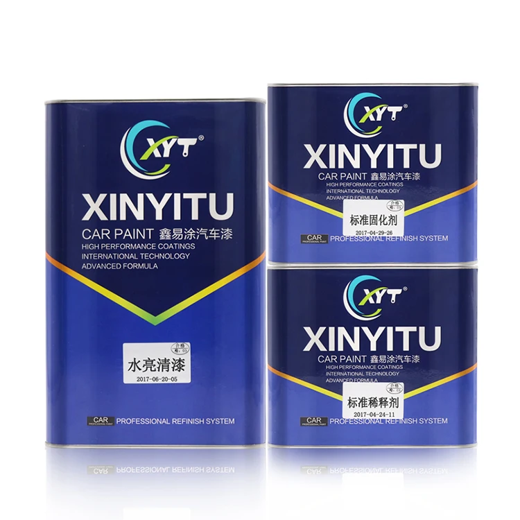 
high thick film smooth mirror effect car paint hardener automotive varnish 