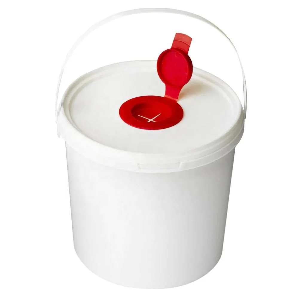Custom Canister Barreled Lid Different Style Surface Cleaning Gym Hand Clean Canned Wet Wipes Bucket Wipes