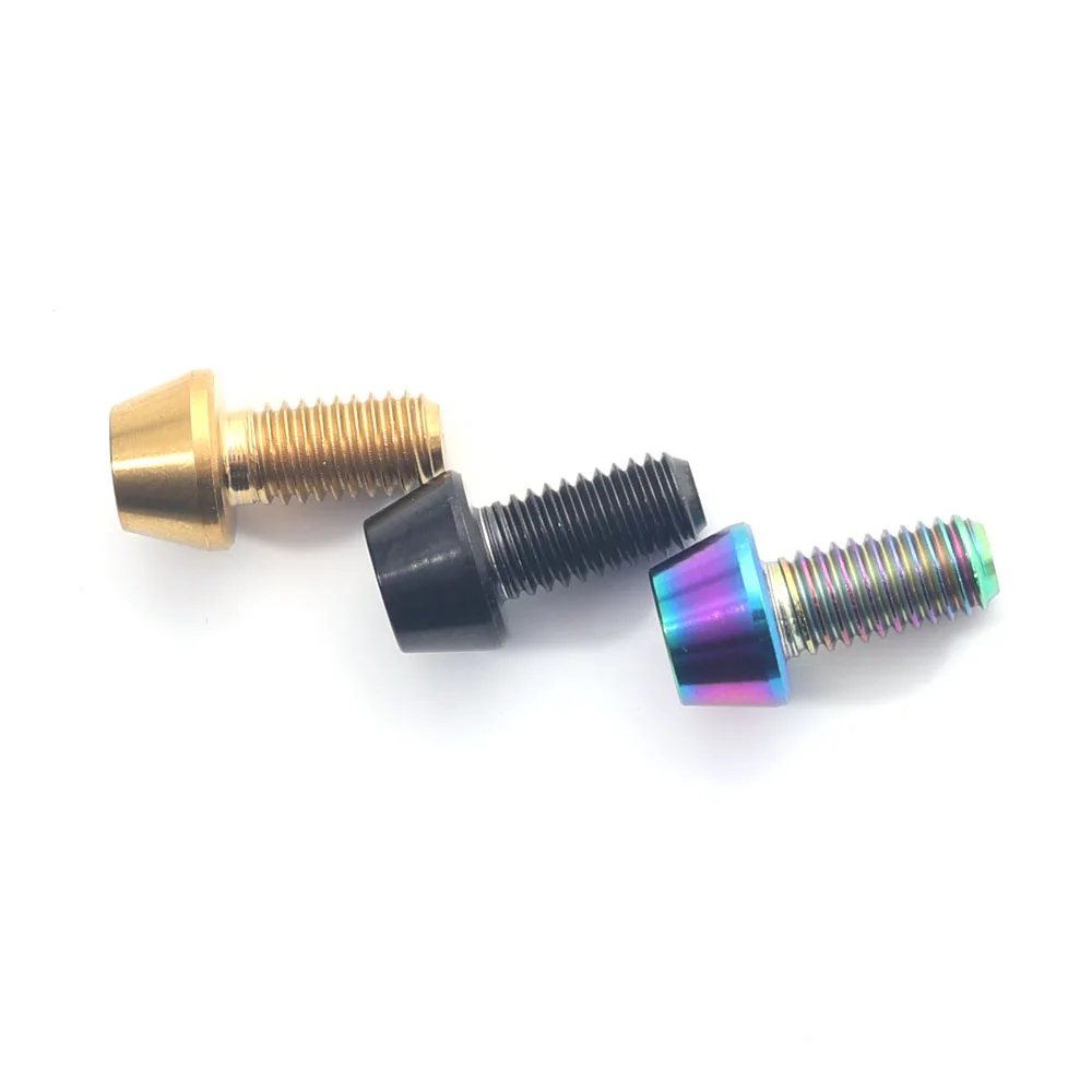 Alloy Steel Screw Titanium Colorful M2 M3 M5 Medical Tapered Socket Cap Titanium Screw For Bicycle