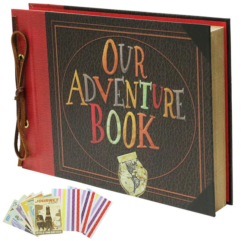 Vlovelife Our Adventure Book 40 Pages Scrapbook Wedding Guest Book Pixar Up DIY Scrapbooking Album Photo Album Scrapbook