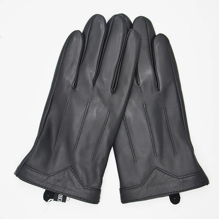 fashion winter new style men Genuine Sheepskin leather gloves wholesale gloves