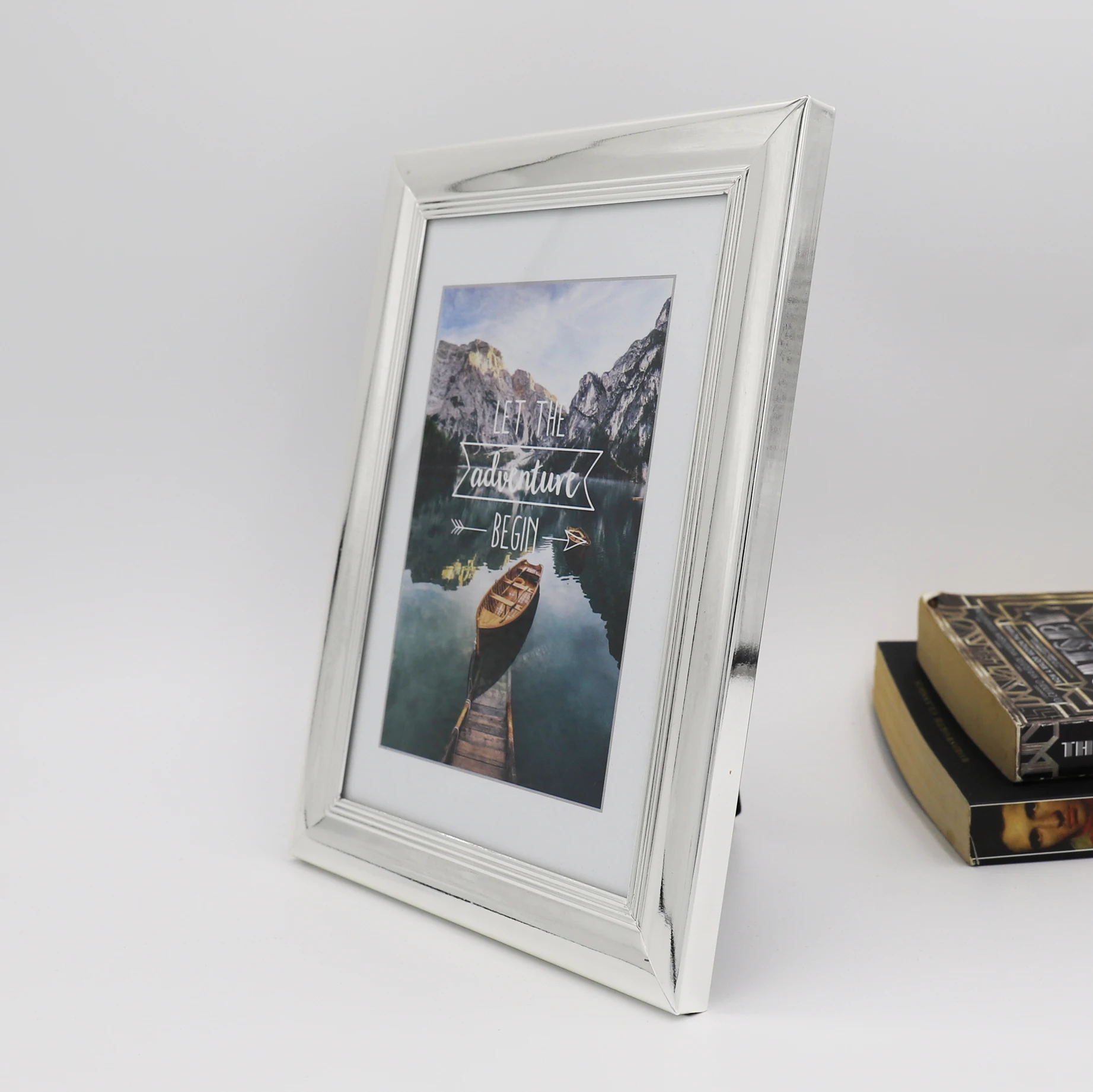 hot saling design New metal iron silver rose gold custom size 4x6 5x7 photo frame picture frame table portrait frame