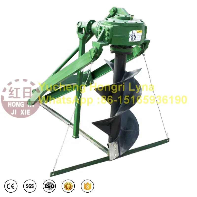 Tractor rear linked 400mm mini post hole digger for sale
