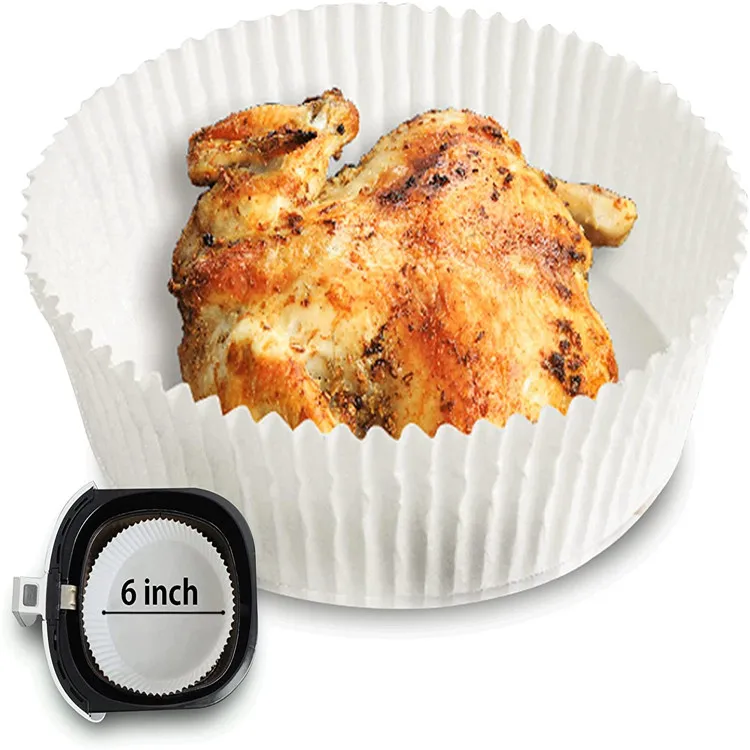 Powerxl Air Fryer Parchment Paper Customize Non-stick Basket Mat Frying Pan Dutch Oven Greaseproof Disposable Air Feyer Paper