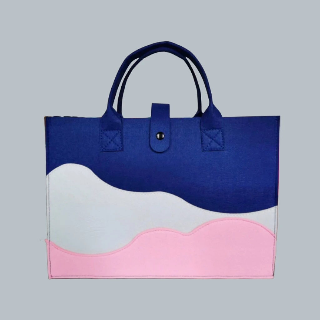 Factory supply Wholesale peaks Design Multi-color tote bag gift shopping bags womens handbag bag