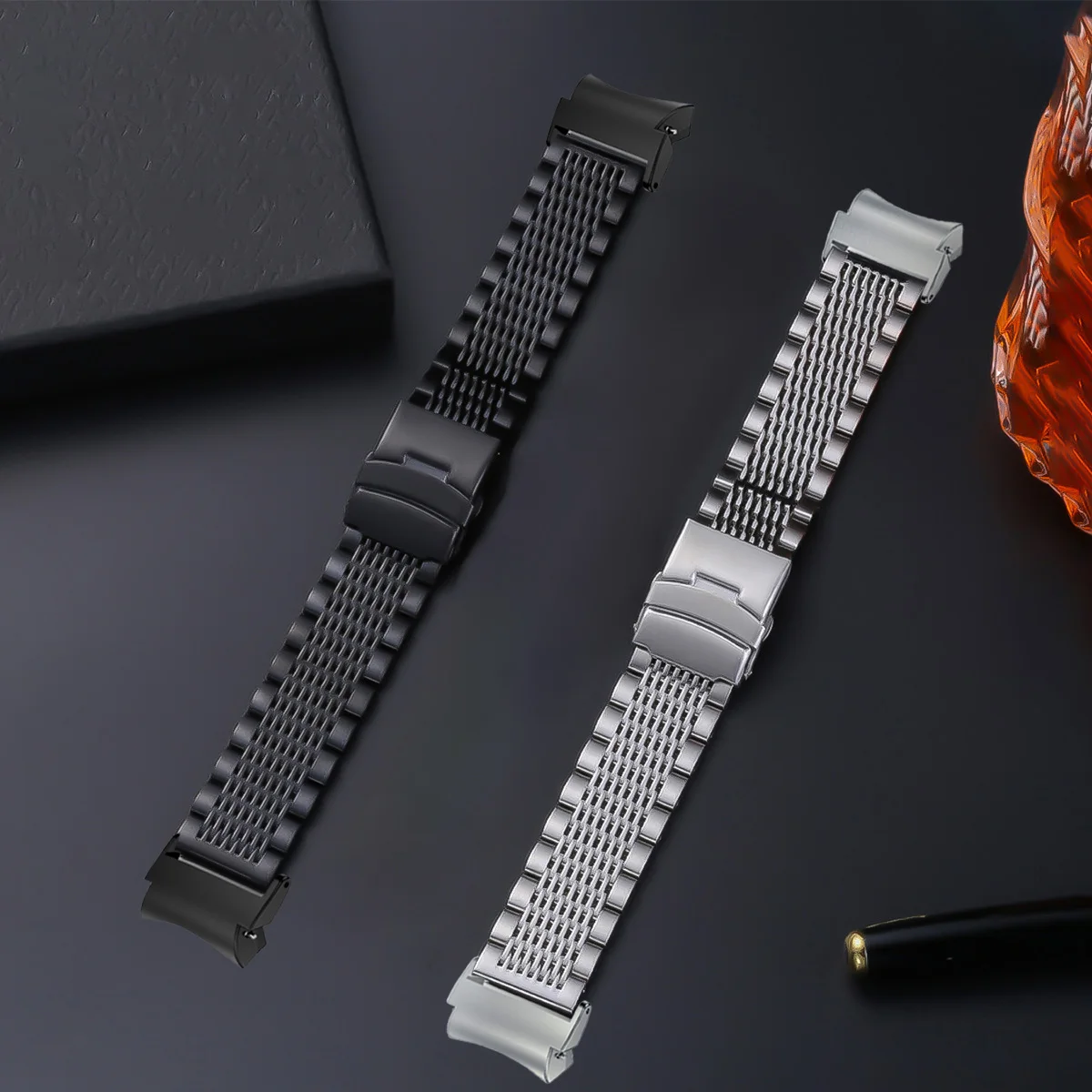 Stainless Steel Strap for Samsung Galaxy Watch 6 5 4 44 40 6 Classic 43 47mm Metal Band for Galaxy Watch 5 Pro 45mm fashion band