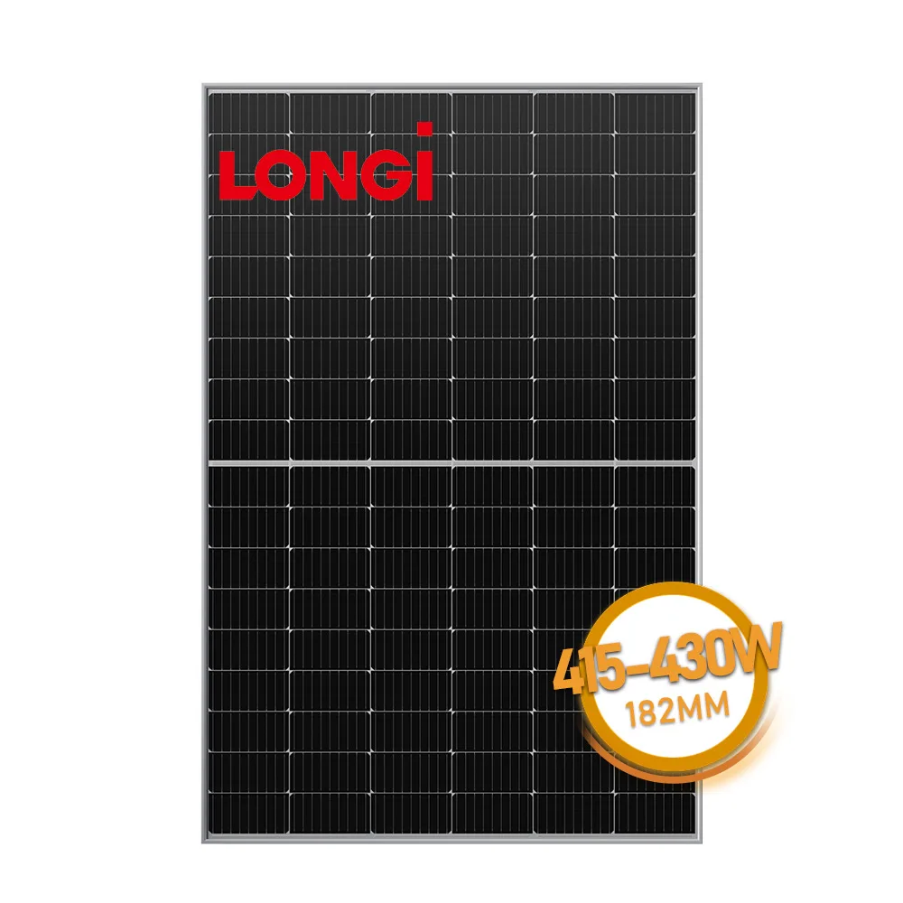 Alibaba Golden supplier Greensun Longi panels solar panel 415w