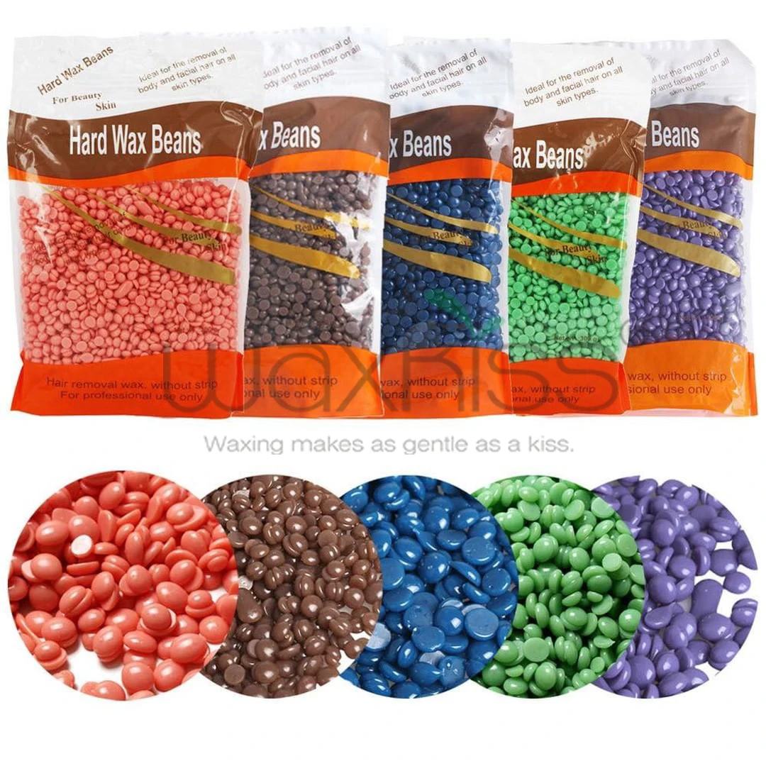 Anti-allergic Hard Wax Beans Best Quality Hard Bean Wax Hair Removal Home use and Salon Cera depilatori Wax Bean Depilatori