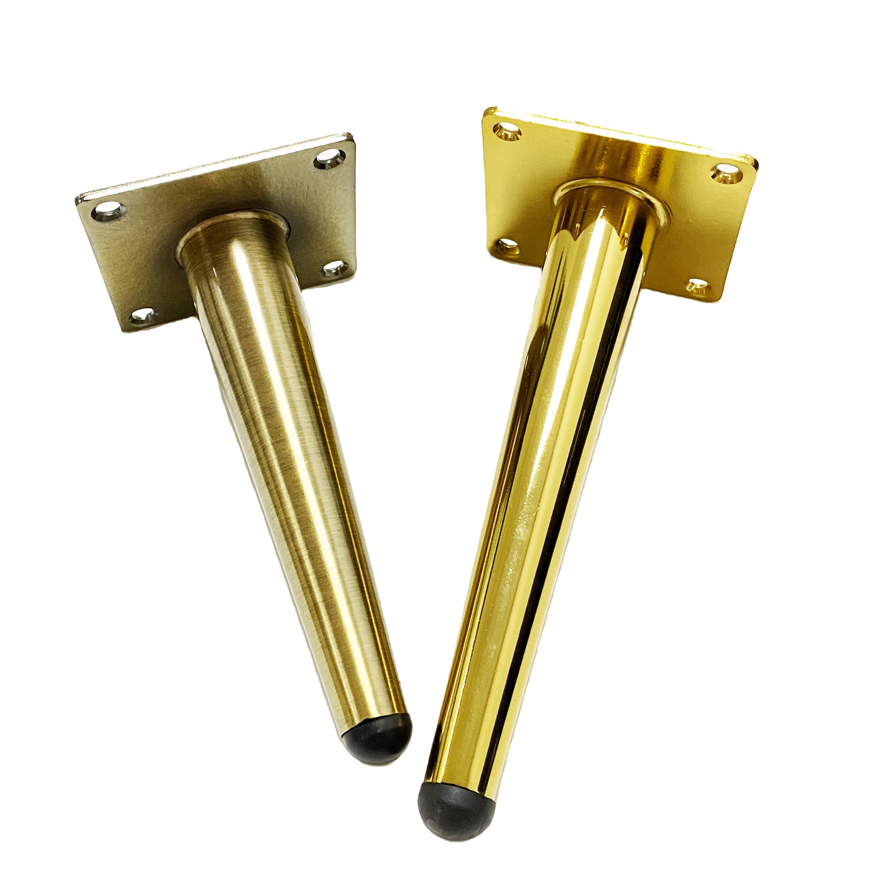 Luxury Modern Gold Tapered Furniture Legs Sofa Legs Cabinet Table Legs  For Sale