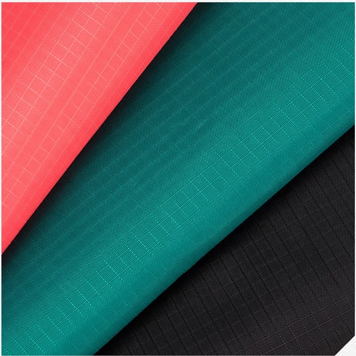Eco-friendly GRS certified factory polyester handbag garment lining 210D 420D ripstop waterproof RPET recycled oxford fabric