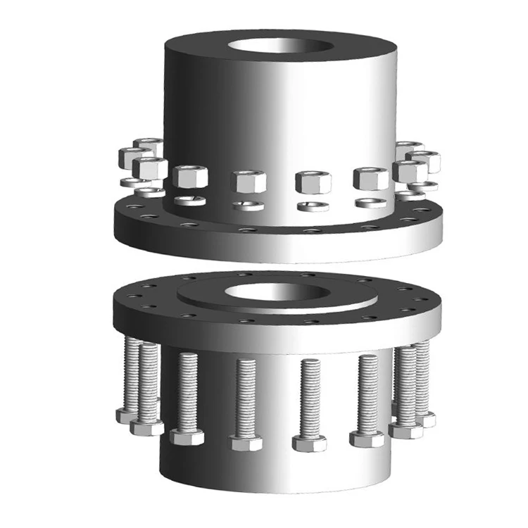 
Bulk transportation equipment flange coupling for shaft connection 