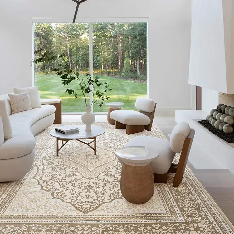 Современный стиль Экологически чистый ковер для гостиной современный большой