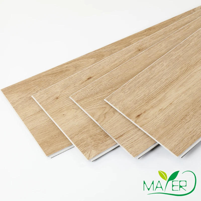 Customized Waterproof 5mm SPC Flooring Plastic Flooring No Glue Needed to Install 0.5mm Wear Layer