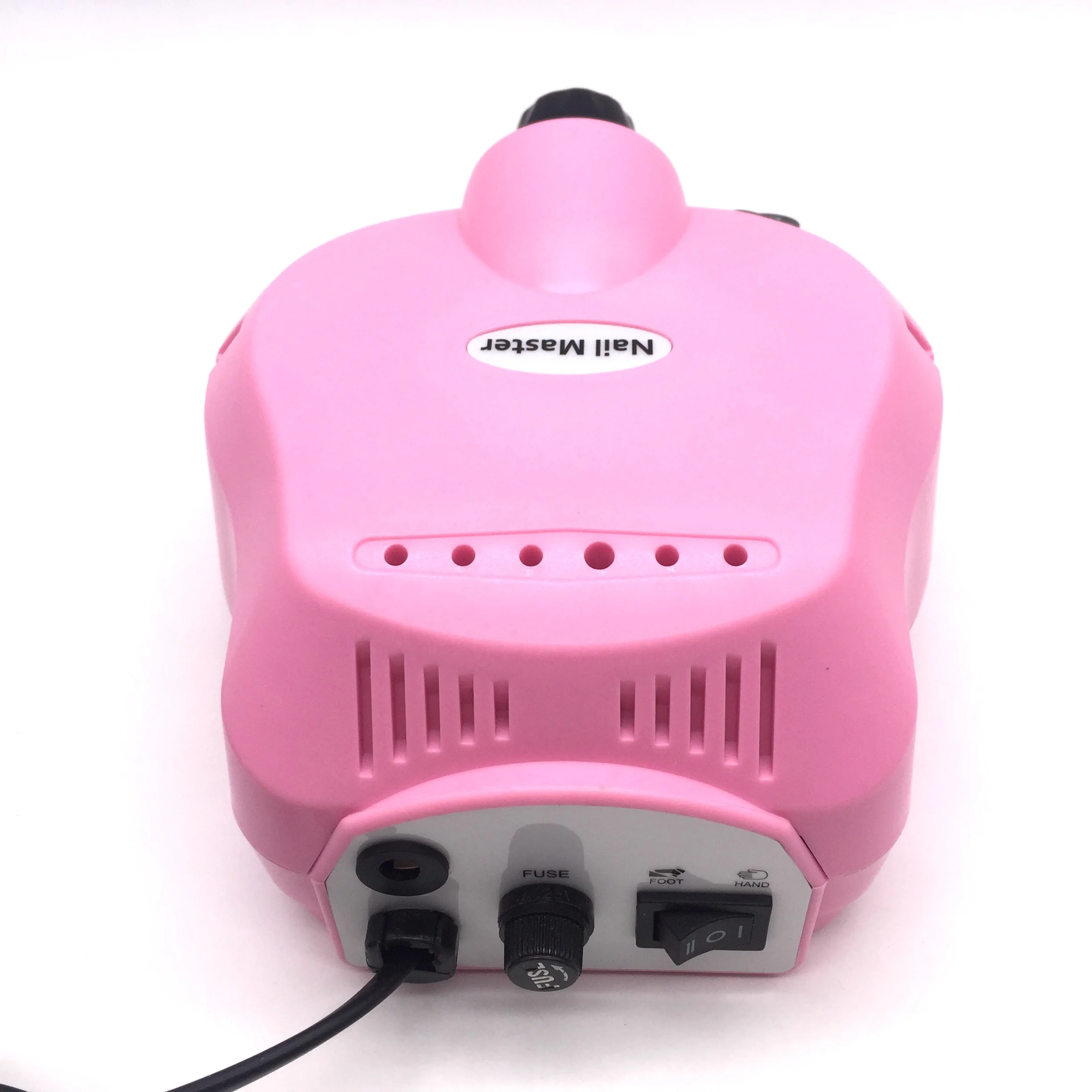 Заводская профессиональная портативная бесщеточная дрель для ногтей розовая перезаряжаемая электрическая дрель для ногтей 25000 об/мин