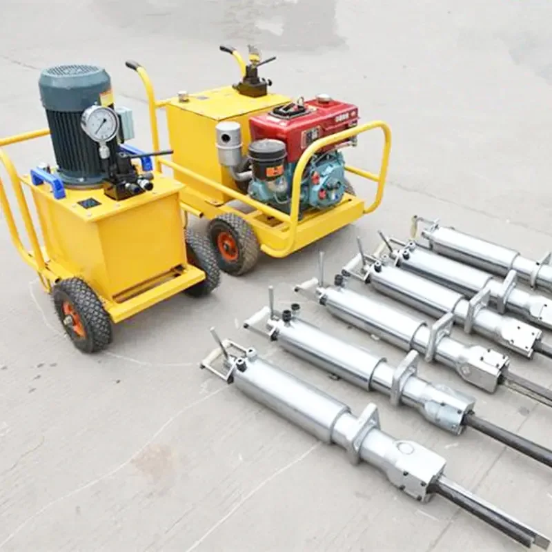Rock Splitting Tool Hydraulic Stone Splitter Machine Concrete Rock Breaking Tools