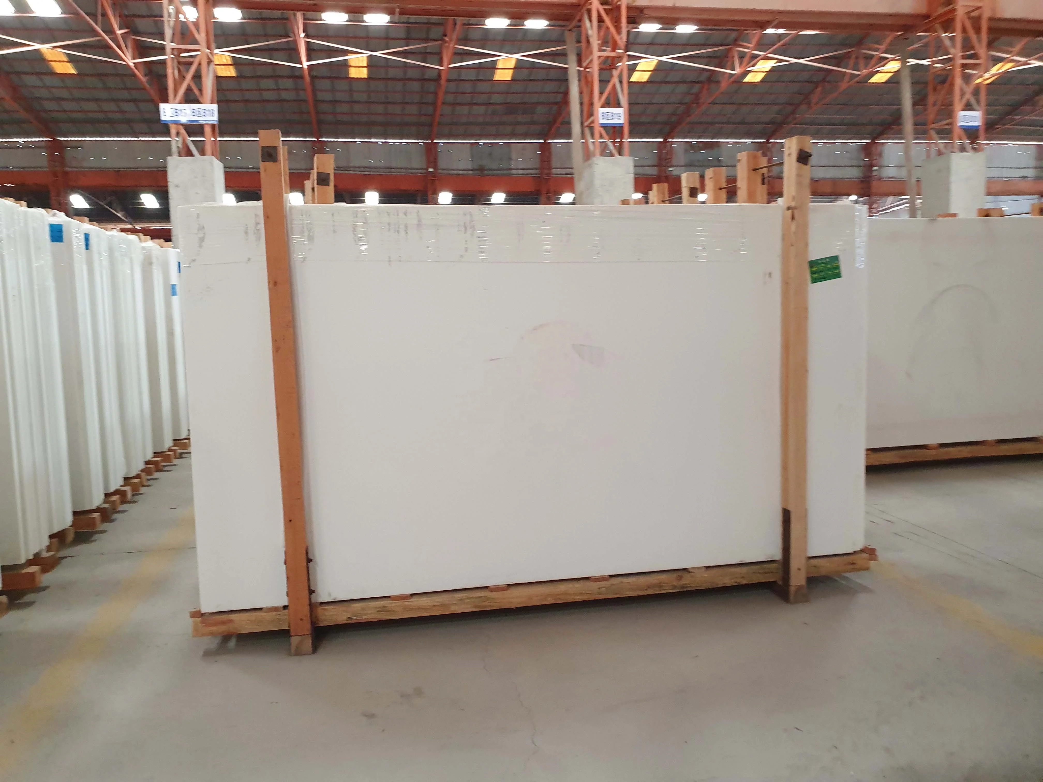 BOTON STONE Nano Artificial Stone Glass Marble White Nano Marble for Staircase