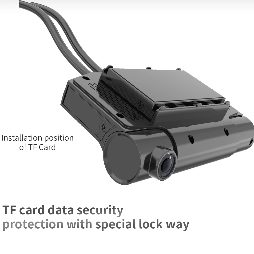 Upgrade Hisilicon 2-CH/4-CH 1080P HD GPS 3/4G WIFI Dual SD card Telematics cameras dashcam Car DVR