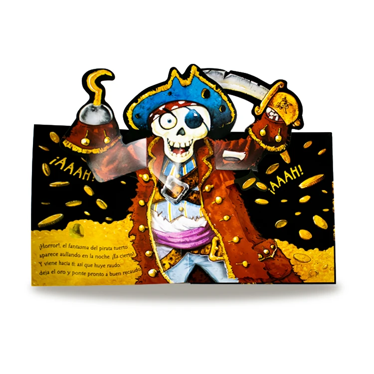 Professional Factory Pop Up Children Board Book Printing CMYK Colorful Book For Kids Story 3d Book