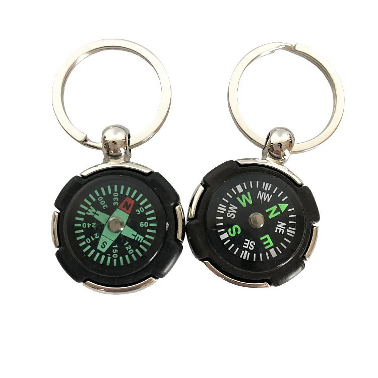 WQF-025 Mini Hanging Compass Portable Handheld Outdoor Sport Camping Hiking Emergency Survival Key Chain Compass