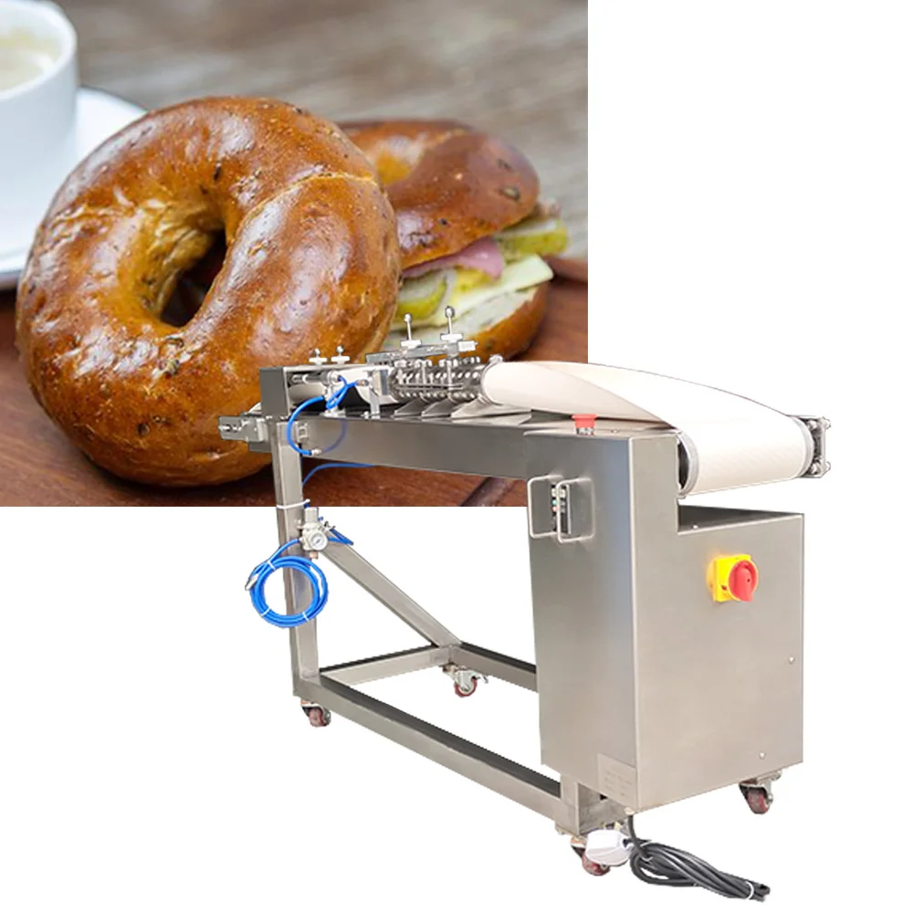 Commercial High Quality Automatic Production Line Yeast donut And Bagel Bread Shape Making Forming Maker Machine Price