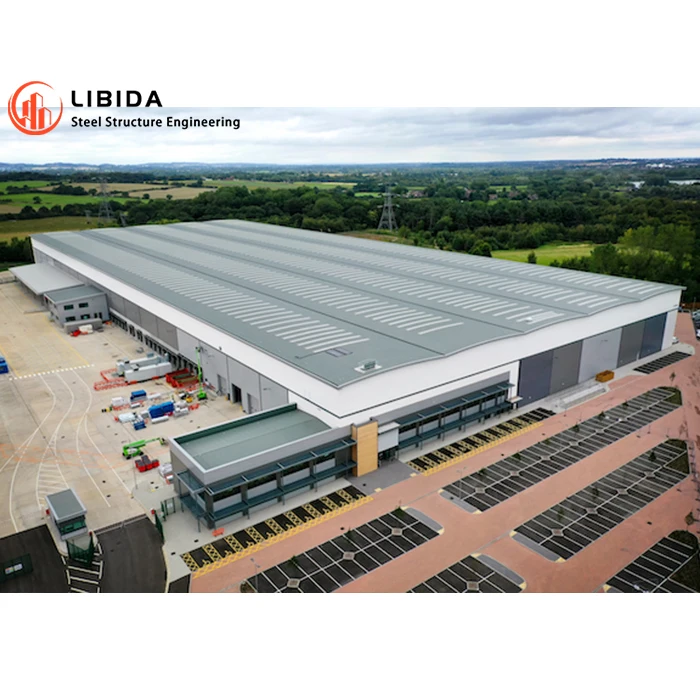 Construction Prefabricated And Prefab Workshop / Office Warehouse Steel Structure Building Warehouse