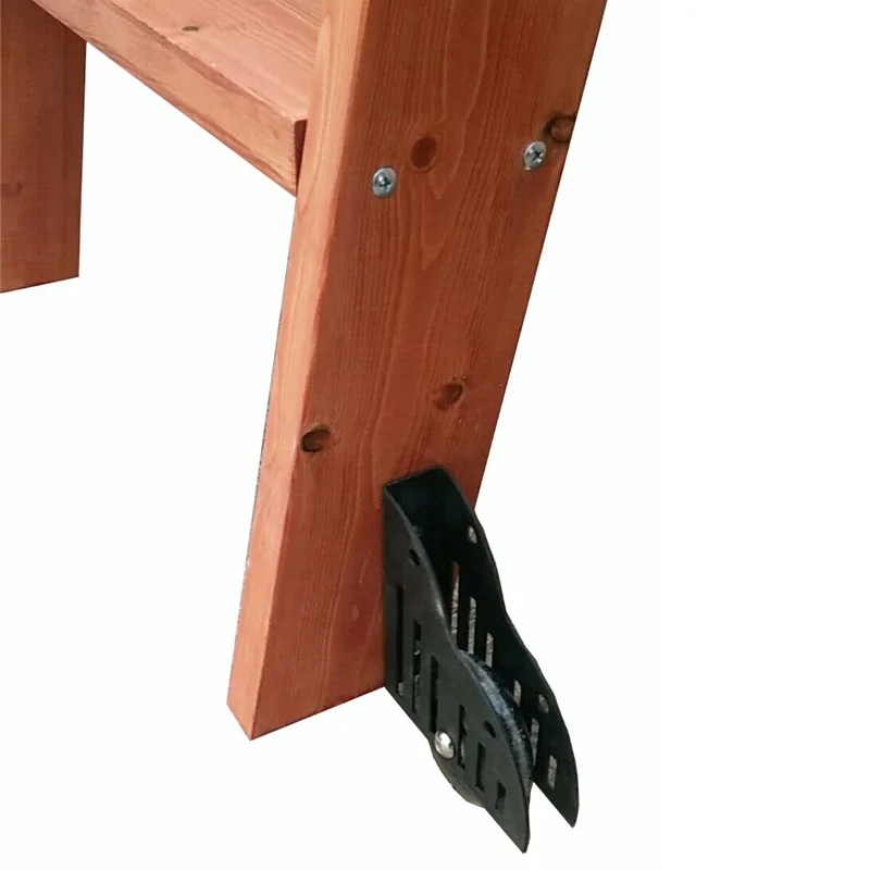 DIY Simple Rolling Library Ladder Hardware Kit Stable Mobile Track Sliding Lockable Wheel escalator accessories Carbon Steel