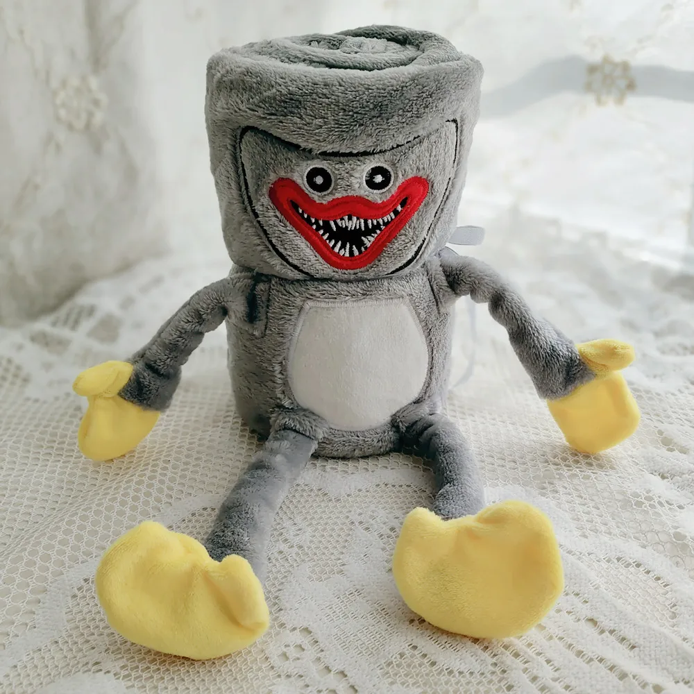 Cross-border poppy playtime game surrounding poppy roll blanket doll sausage monster flannel lunch break blanket