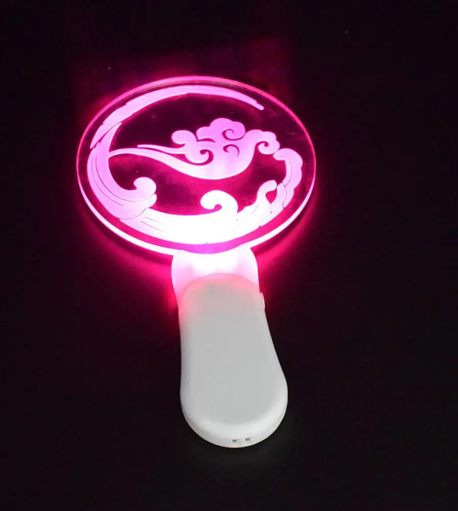 Cheering LED Glow Stick Festival Party Flashing Light Stick Product Name and PP Plastic Type Plastic Hand Clapper for Cheering