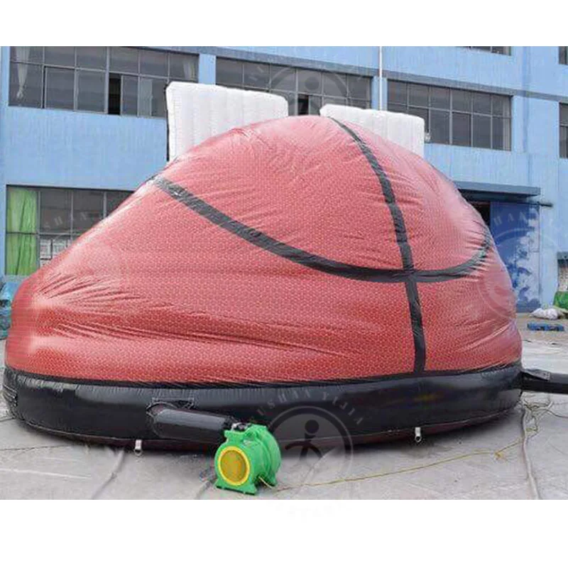 Hottest Factory Price Inflatable Basketball Slam Dunk Challenge Bounce Court Inflatable Basketball Game  Rentals