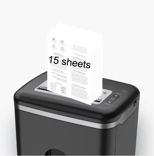 Commercial Office Equipment Cd Cc Paper Destroyer Micro Cut 2*10 15 Sheets P-8750 Maquina Trituradora De Papel