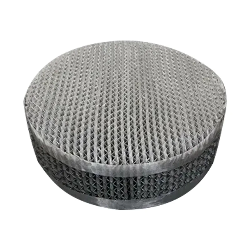 Заводская цена, металлическая гофрированная упаковка из нержавеющей стали, структурная упаковка для дистилляционной колонны