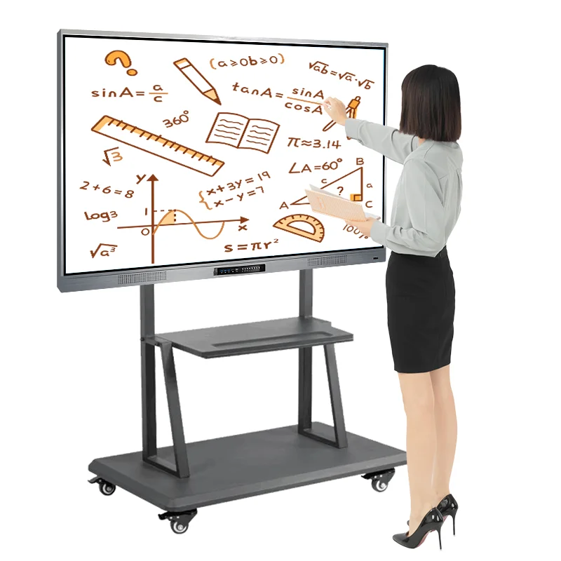 Industrial Waterproof Tempered Glass 75 Inch Wifi Android Tablet All in One Pc Open Frame Touch Screen Monitor