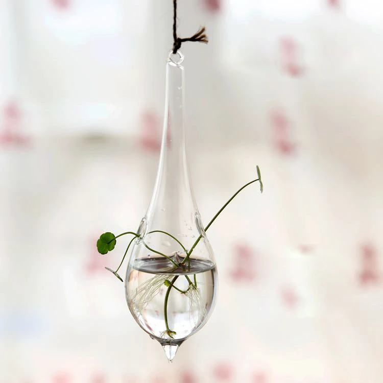 Glass Hanging Air Planters hydroponic vase Terrarium Containers Flower Pots for Succulent Home Garden Decor