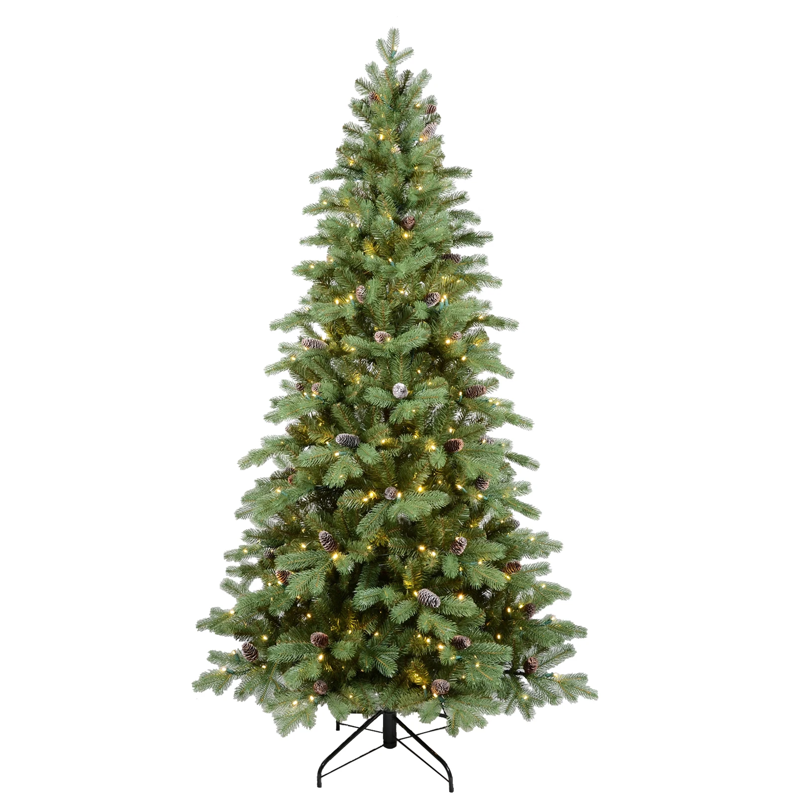 2022 Xmas Tree High Quality Green Pvc 180 Cm 210 Cm Pet Pe Mixed New Made Artificial Christmas Tree With Ornaments