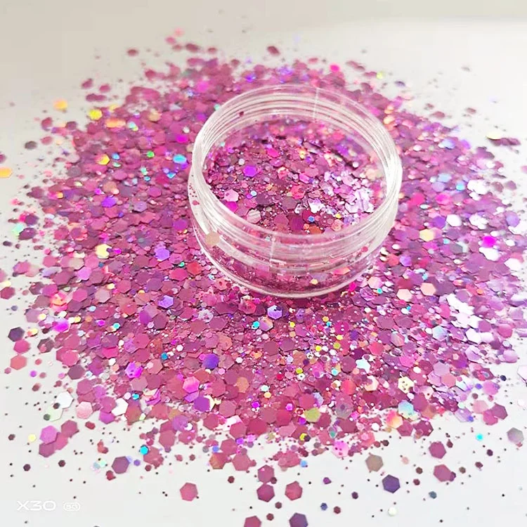 Wholesale Polyester Bulk Craft chunky glitter