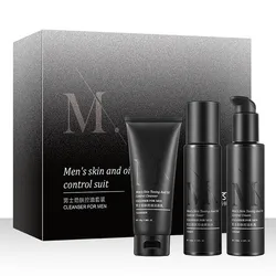 Private Label Mens Skincare Products OEM Korean Cosmetics Men Personal Care Acne Anti Aging Skin Care Set for Men