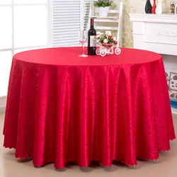 Table Covers Table Cloth White Tablecloth Wedding Custom Damask Tablecloth Jacquard Round Tablecloth 200 CM
